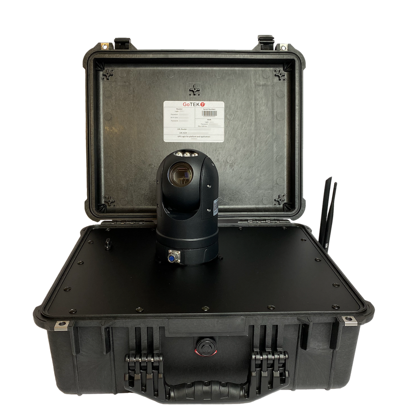 CCTV Rapid Deployment kit with PTZ camera